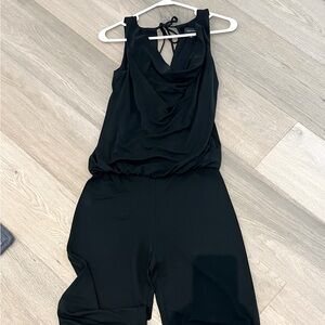 Karen Kane black long jumpsuit, size XS